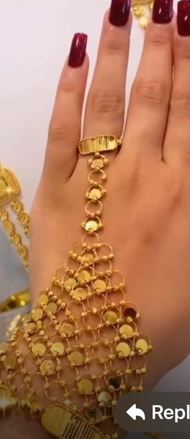 Ring bracelet combo set